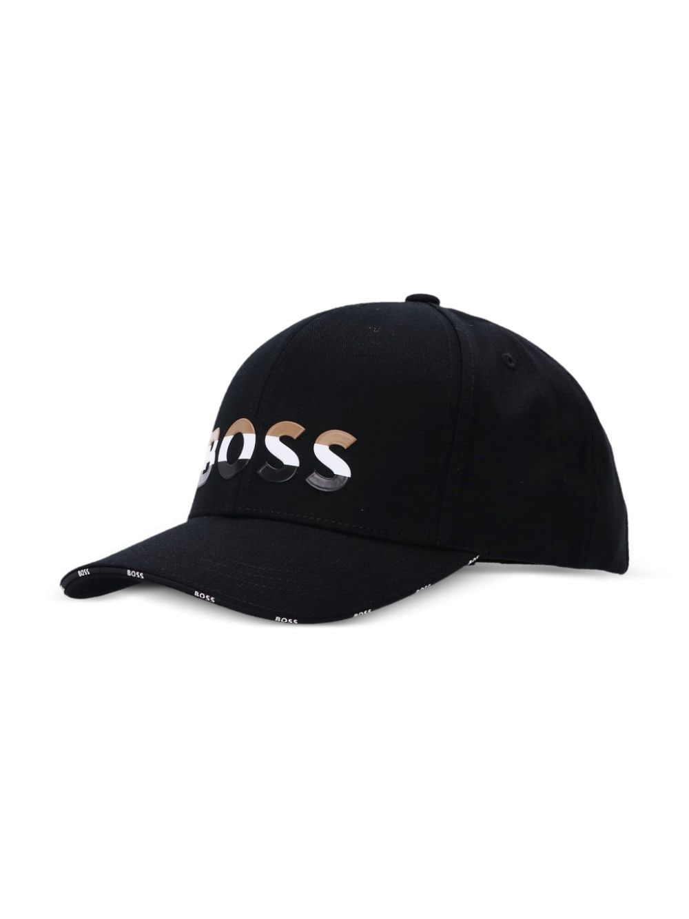 BOSS striped-logo cotton cap - Image 2