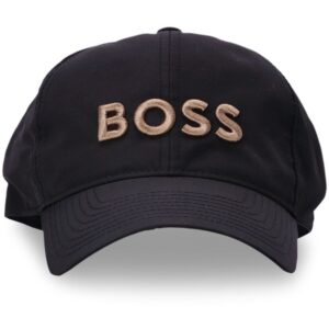 BOSS logo-embroidered cotton-twill cap