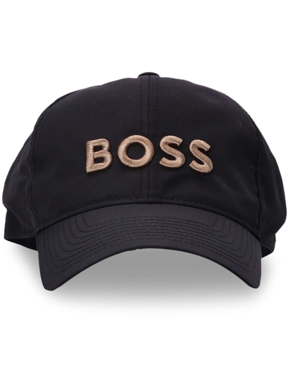 BOSS logo-embroidered cotton-twill cap