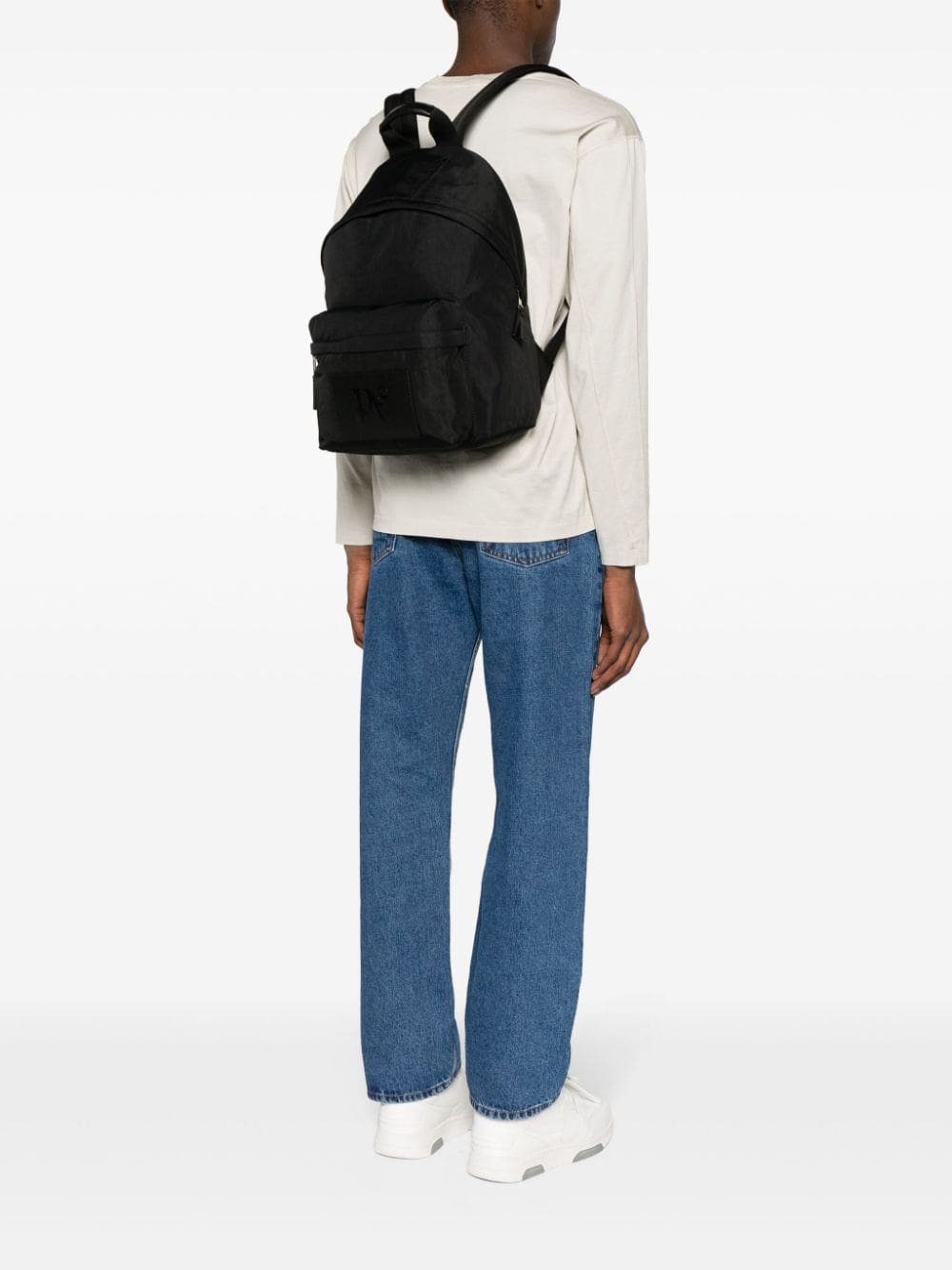 Palm Angels logo-debossed zipped backpack - Image 5