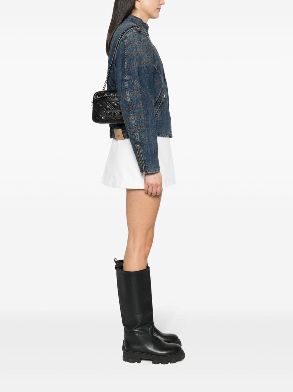 Love Moschino logo-lettering tote bag - Image 2