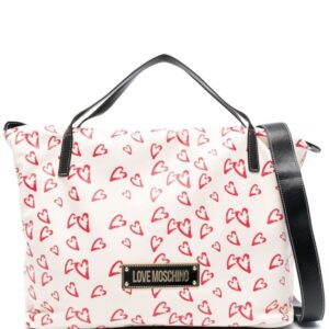 Love Moschino heart-print tote bag