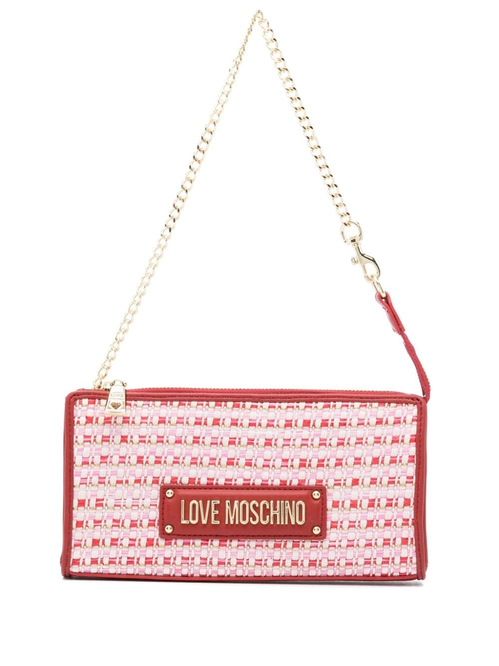 Love Moschino logo-lettering shoulder bag