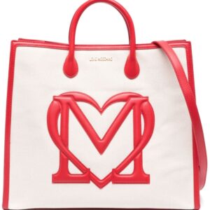 Love Moschino embossed-logo tote bag