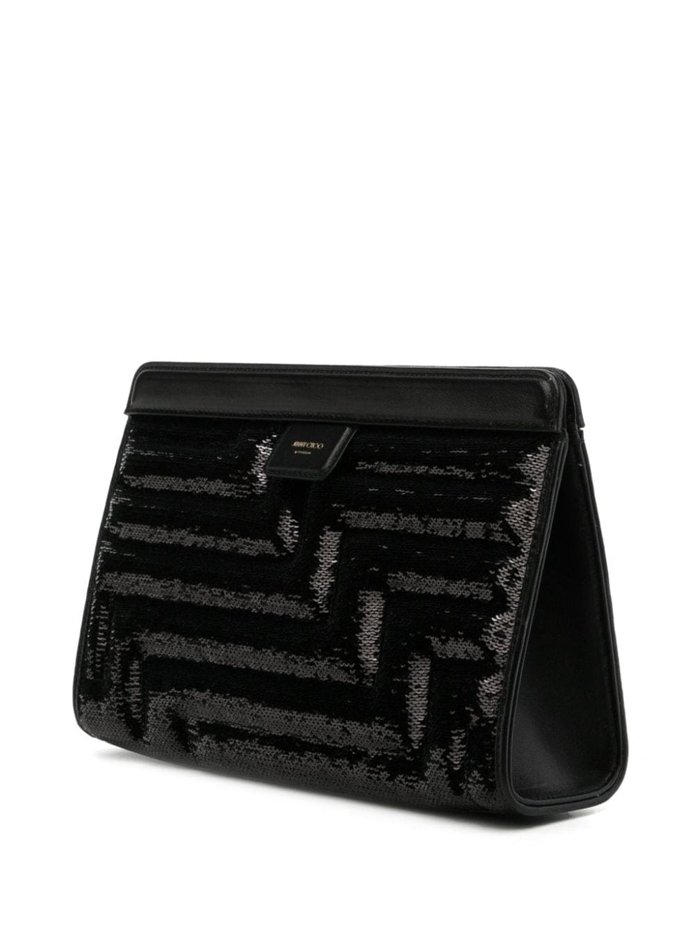 Jimmy Choo Avenue sequin-embellished clutch bag - Image 3