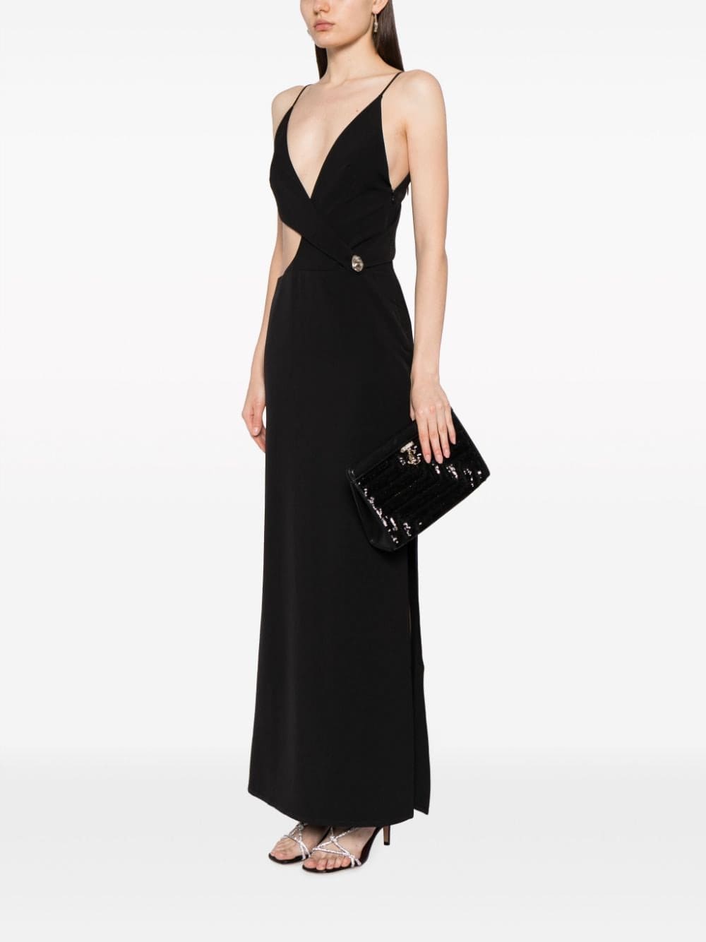 Jimmy Choo Avenue sequin-embellished clutch bag - Image 2