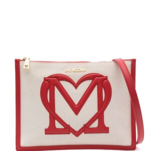 Love Moschino logo-appliqué cross body bag
