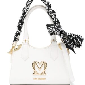 Love Moschino logo-plaque tote bag