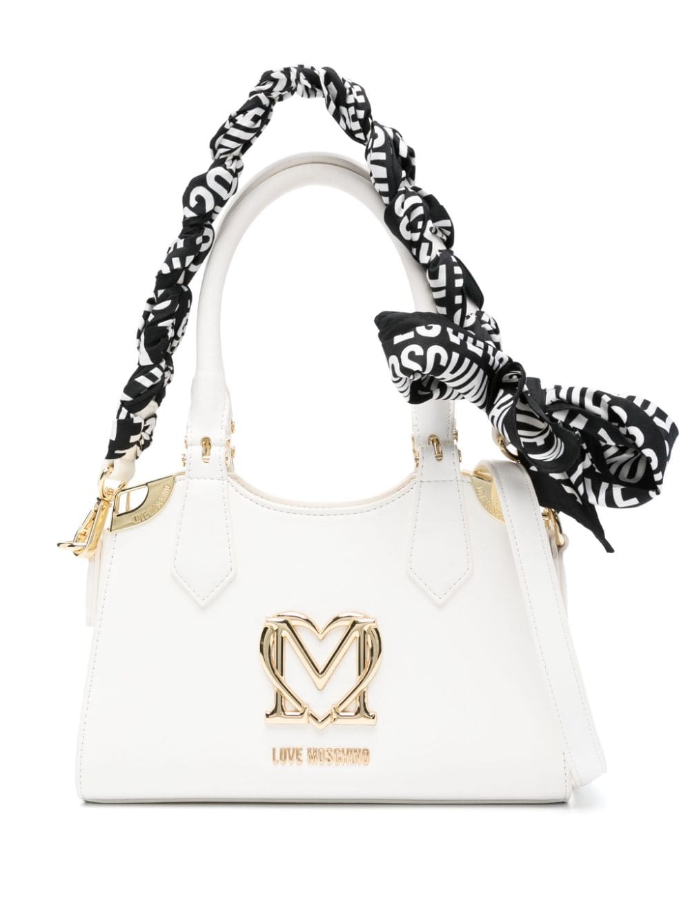 Love Moschino logo-plaque tote bag