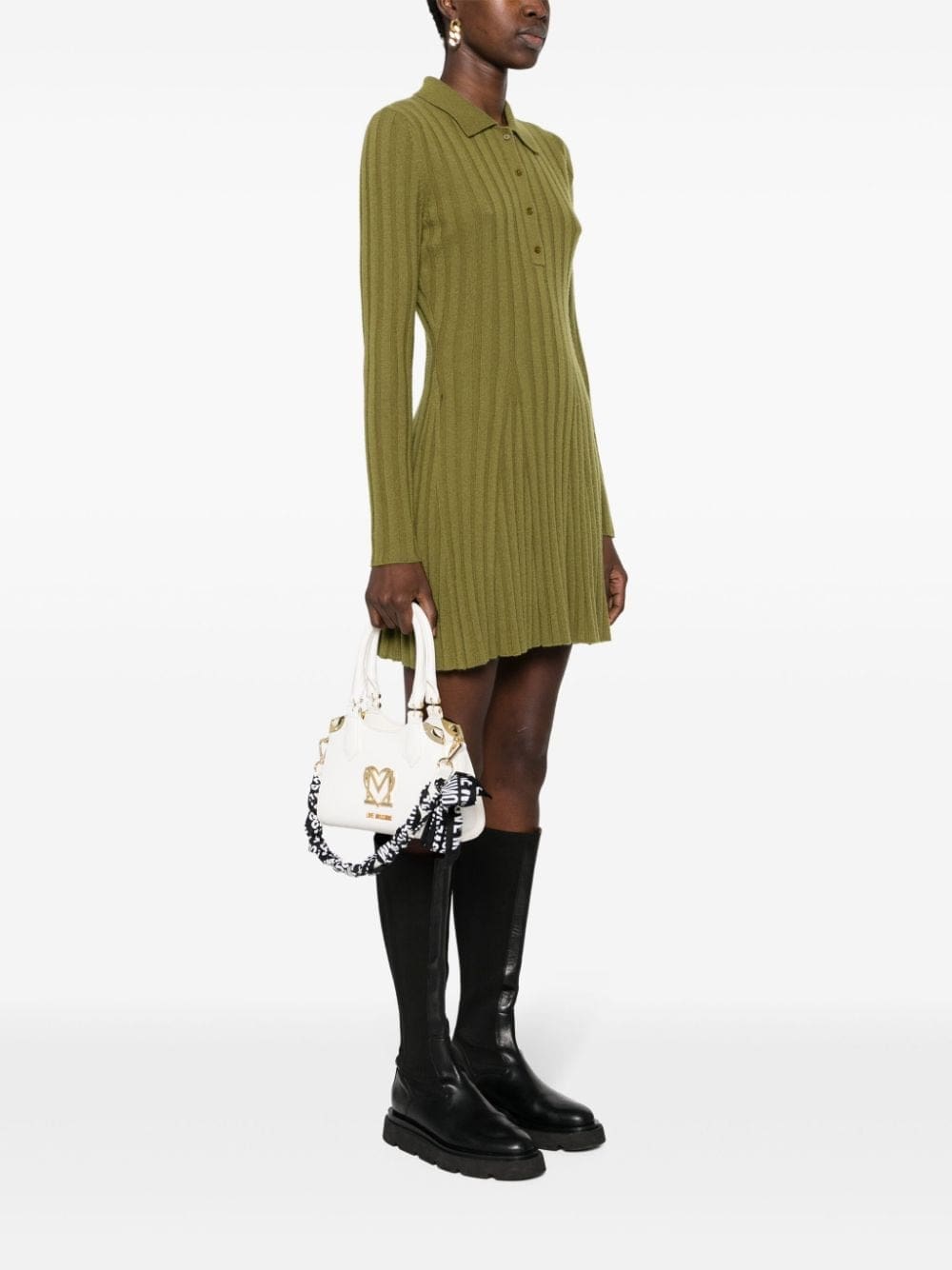 Love Moschino logo-plaque tote bag - Image 2