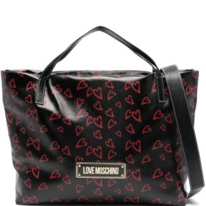 Love Moschino heart-print tote bag