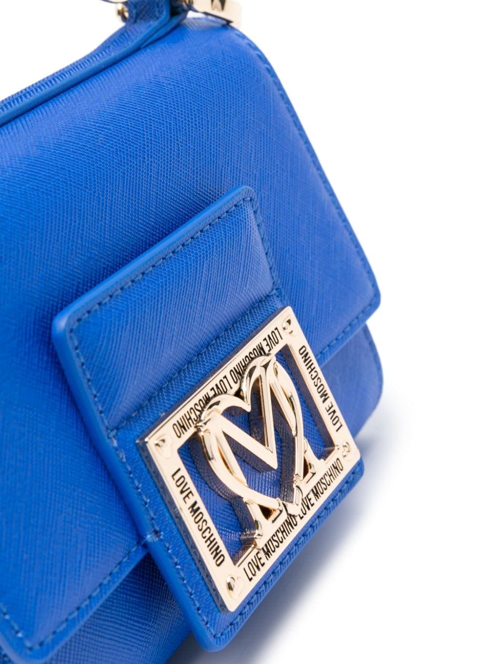 Love Moschino logo-plaque tote bag - Image 3