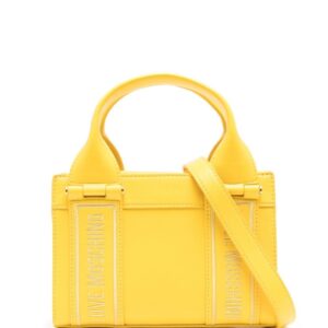 Love Moschino logo-embroidered tote bag