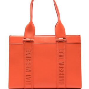 Love Moschino logo-embroidered shoulder bag