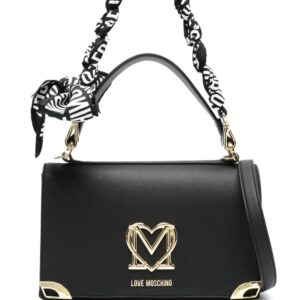Love Moschino logo-plaque tote bag