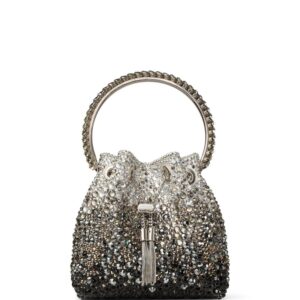 Jimmy Choo Bon Bon crystal-embellished shoulder bag