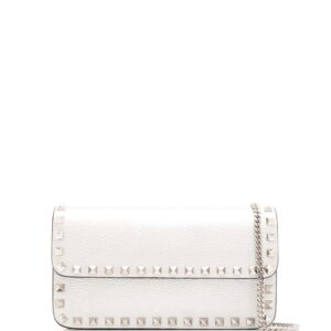 Valentino Garavani Rockstud leather wallet-on-chain