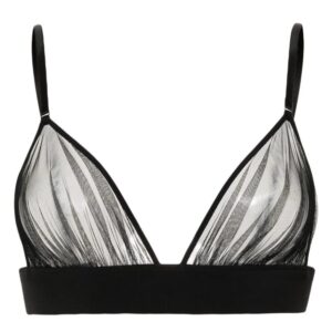 Maison Close  elasticated-underband mesh bra