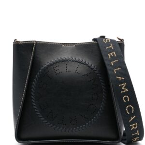 Stella McCartney logo-embellished leather shoulder bag