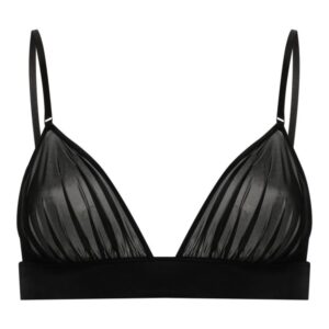 Maison Close semi-sheer draped bra
