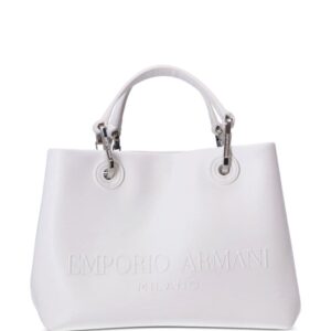 Emporio Armani small logo-embossed tote bag