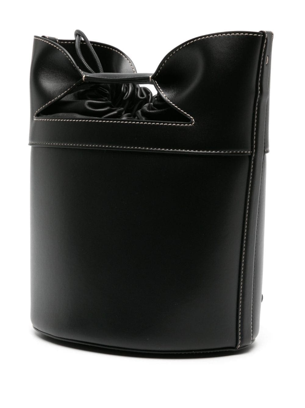 Alexander McQueen logo-stamp leather bucket bag - Image 3