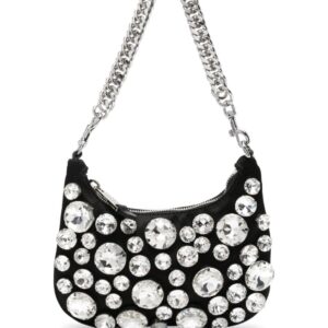 Moschino crystal-embellished shoulder bag