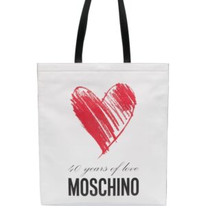 Moschino logo-print shoulder bag