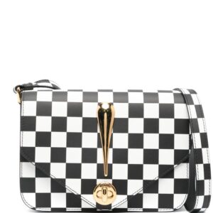 Moschino Exclamation Mark leather shoulder bag