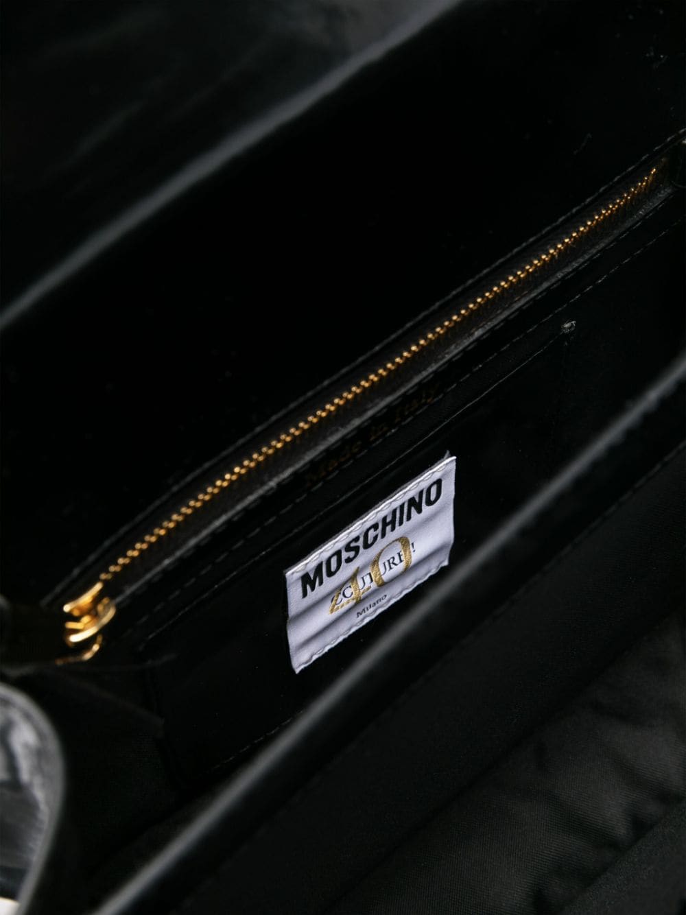 Moschino logo-plaque shoulder bag - Image 5