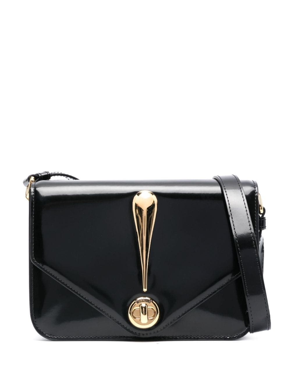 Moschino logo-plaque shoulder bag