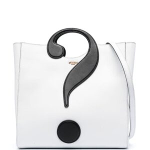 Moschino logo-appliqué tote bag