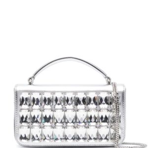 Moschino crystal-embellished mini bag