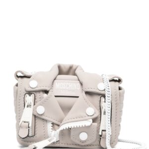 Moschino mini Biker leather bag