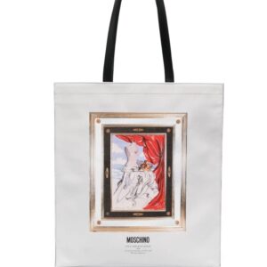 Moschino Still Life with Heart-print shoulder bag