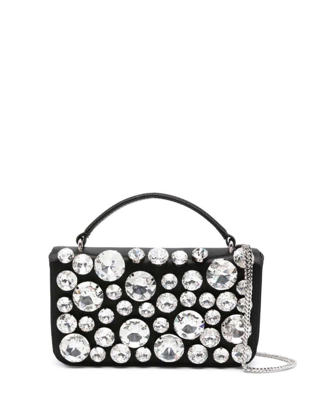 Moschino crystal-embellished mini bag