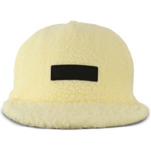 FEAR OF GOD ESSENTIALS logo-patch fleece baseball cap