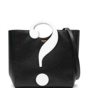 Moschino Question Mark leather tote bag