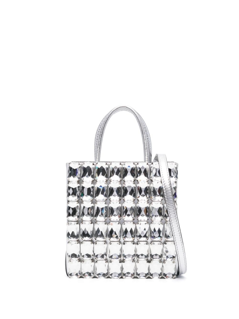 Moschino gem-embellished tote bag
