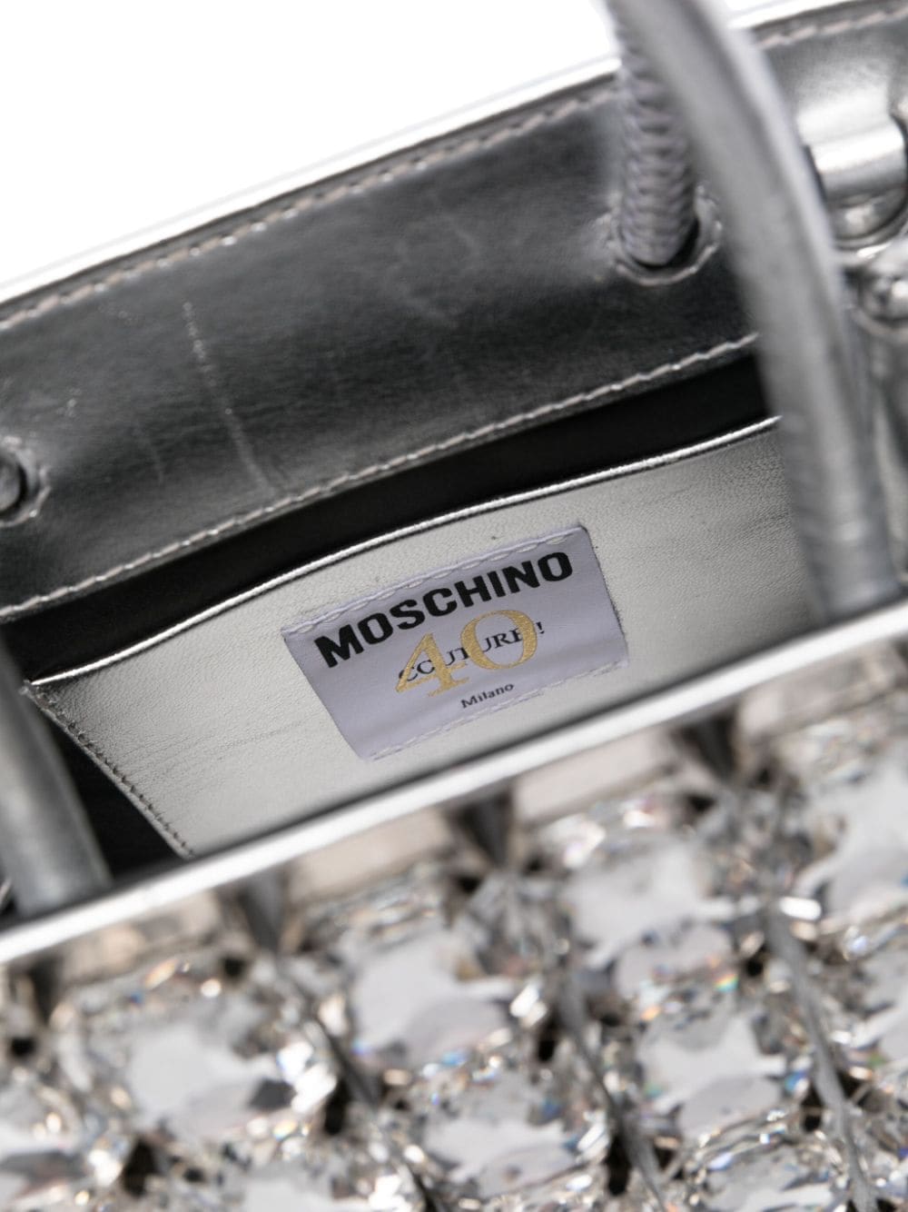 Moschino gem-embellished tote bag - Image 5