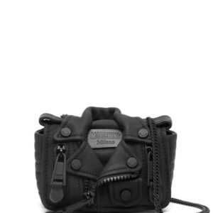 Moschino mini Biker leather bag