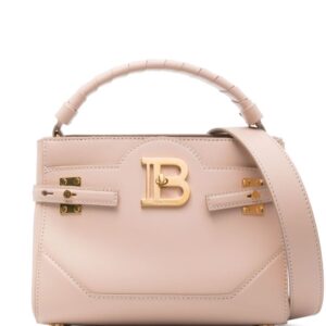 Balmain B-Buzz leather tote bag