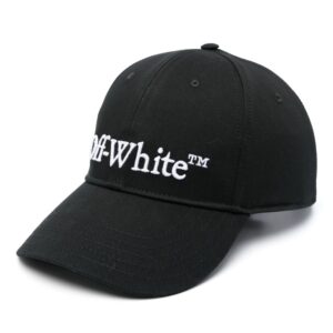 Off-White Bookish Dril baseball cap