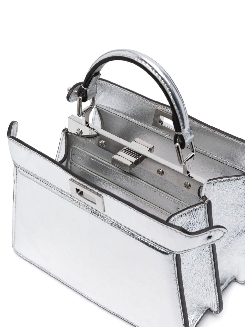 FENDI Peekaboo ISeeU leather mini bag - Image 5