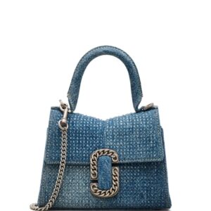 Marc Jacobs The Mini Crystal Denim St. Marc bag