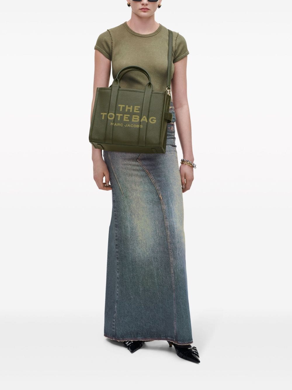 Marc Jacobs The Medium Leather Tote Bag - Image 3