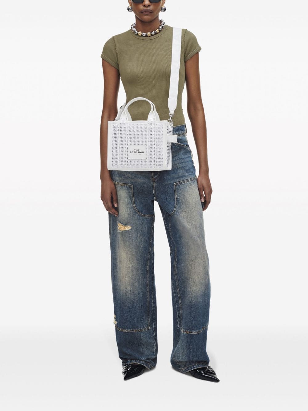 Marc Jacobs The Small Crystal Canvas Tote bag - Image 2