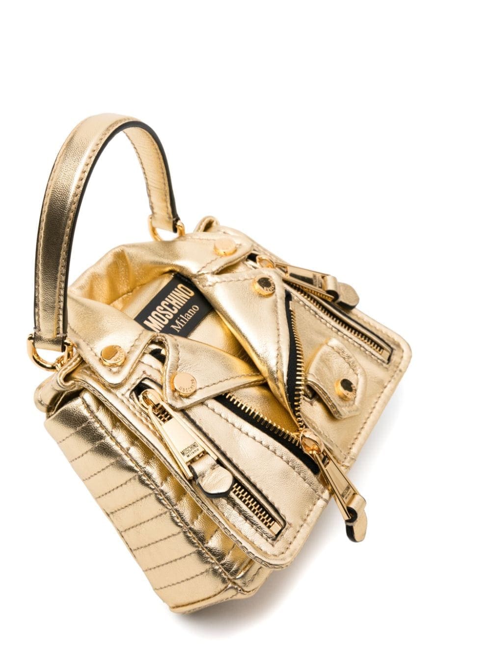 Moschino Biker metallic tote bag - Image 4