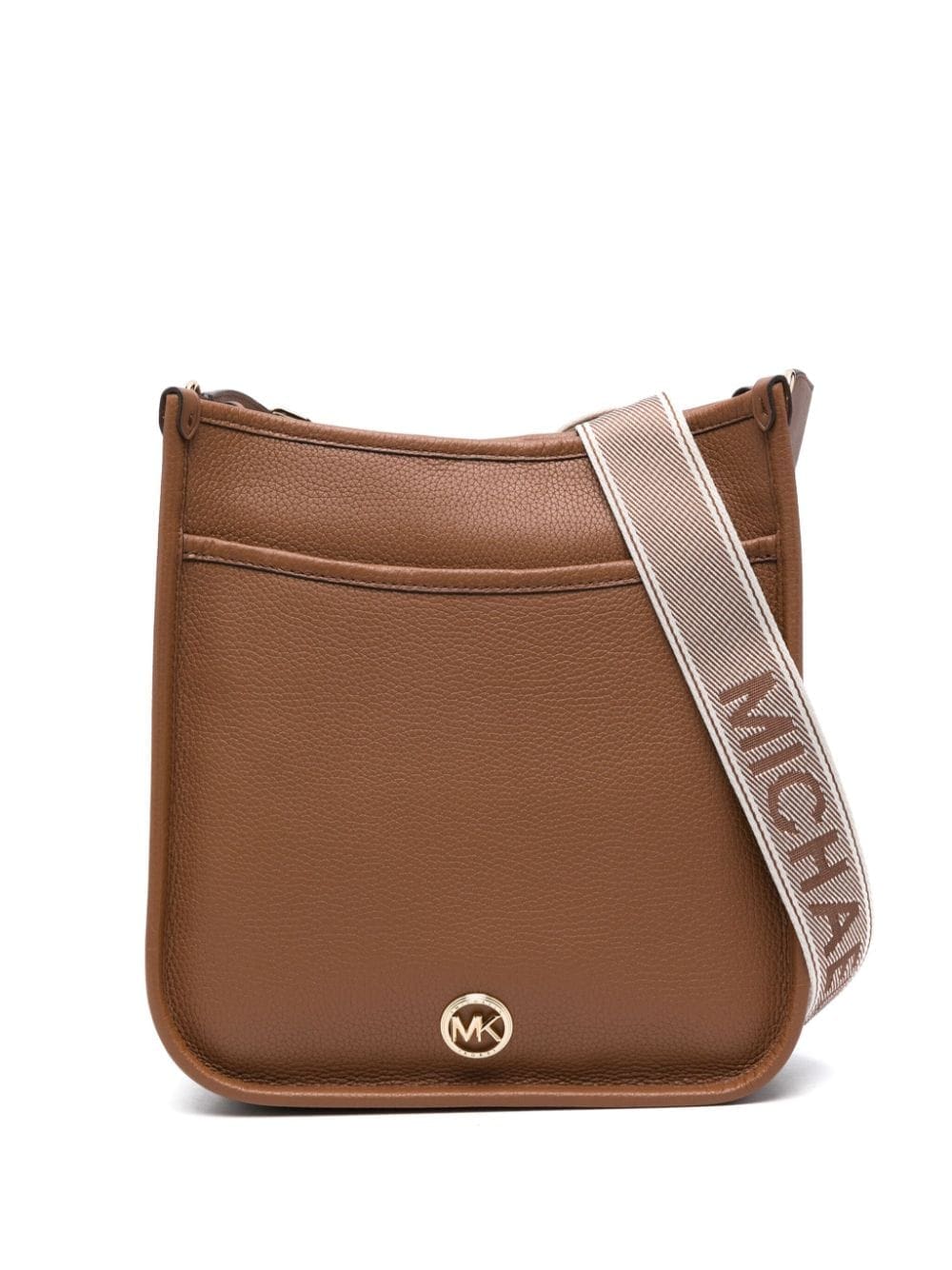 Michael Michael Kors logo-plaque leather shoulder bag
