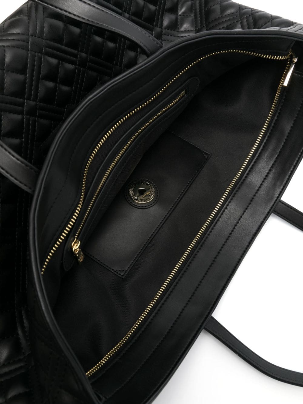 Love Moschino logo-lettering quilted tote bag - Image 5